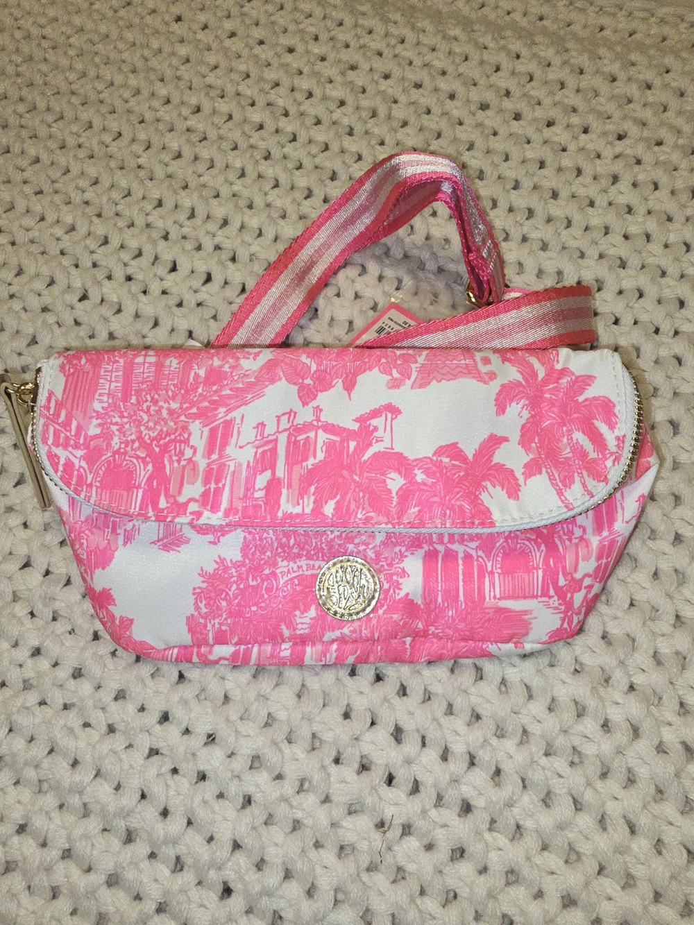 Lilly Pulitzer Torrey Belt Bag - PB Anniversary Toile